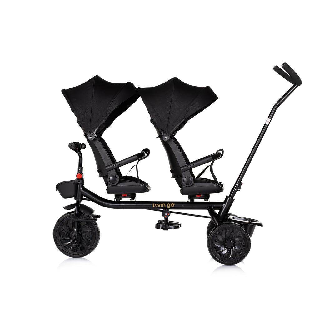 Chipolino Триколка за близнаци Twin Go Черна