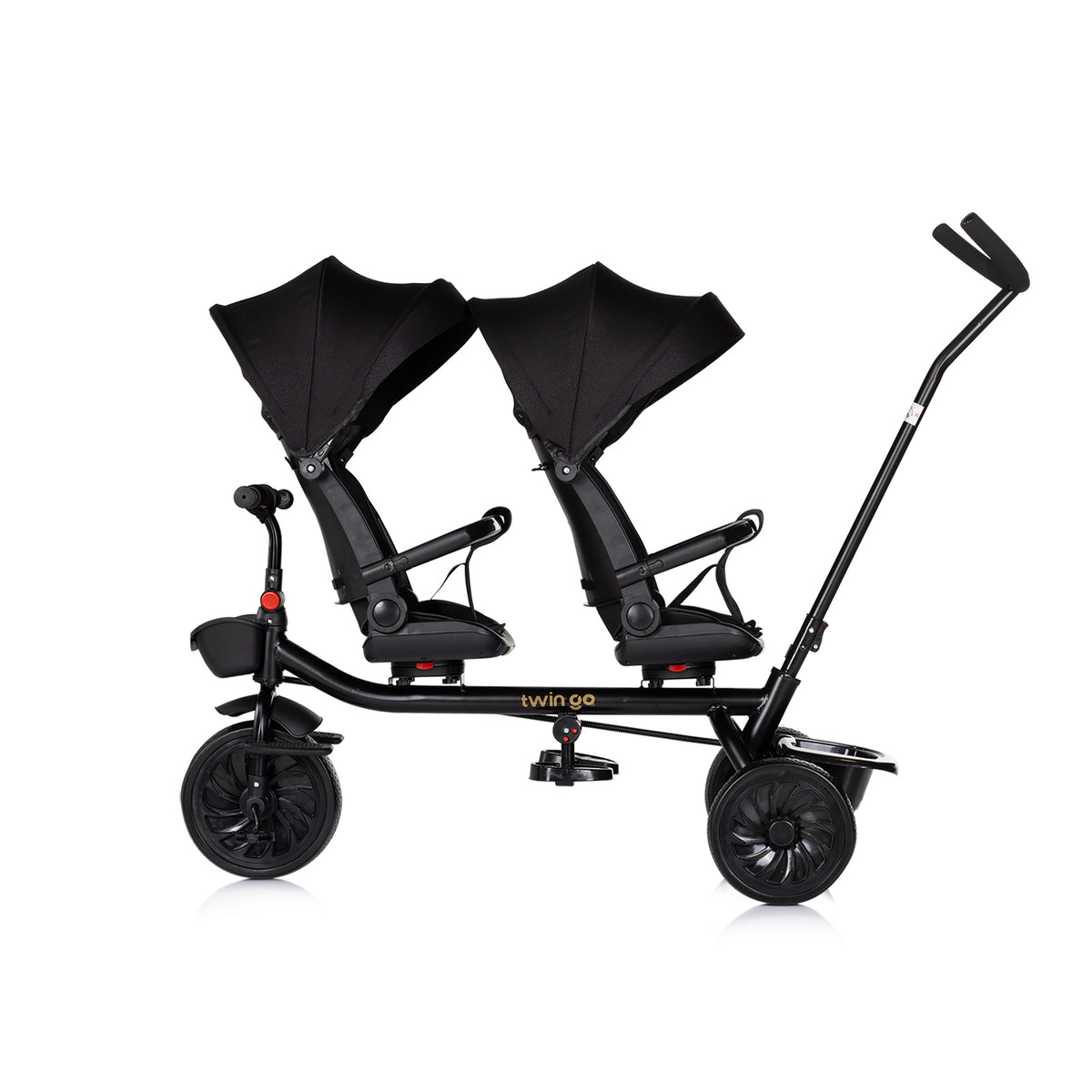 Chipolino Триколка за близнаци Twin Go Черна