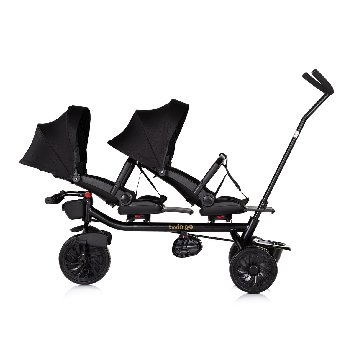 Chipolino Триколка за близнаци Twin Go Черна