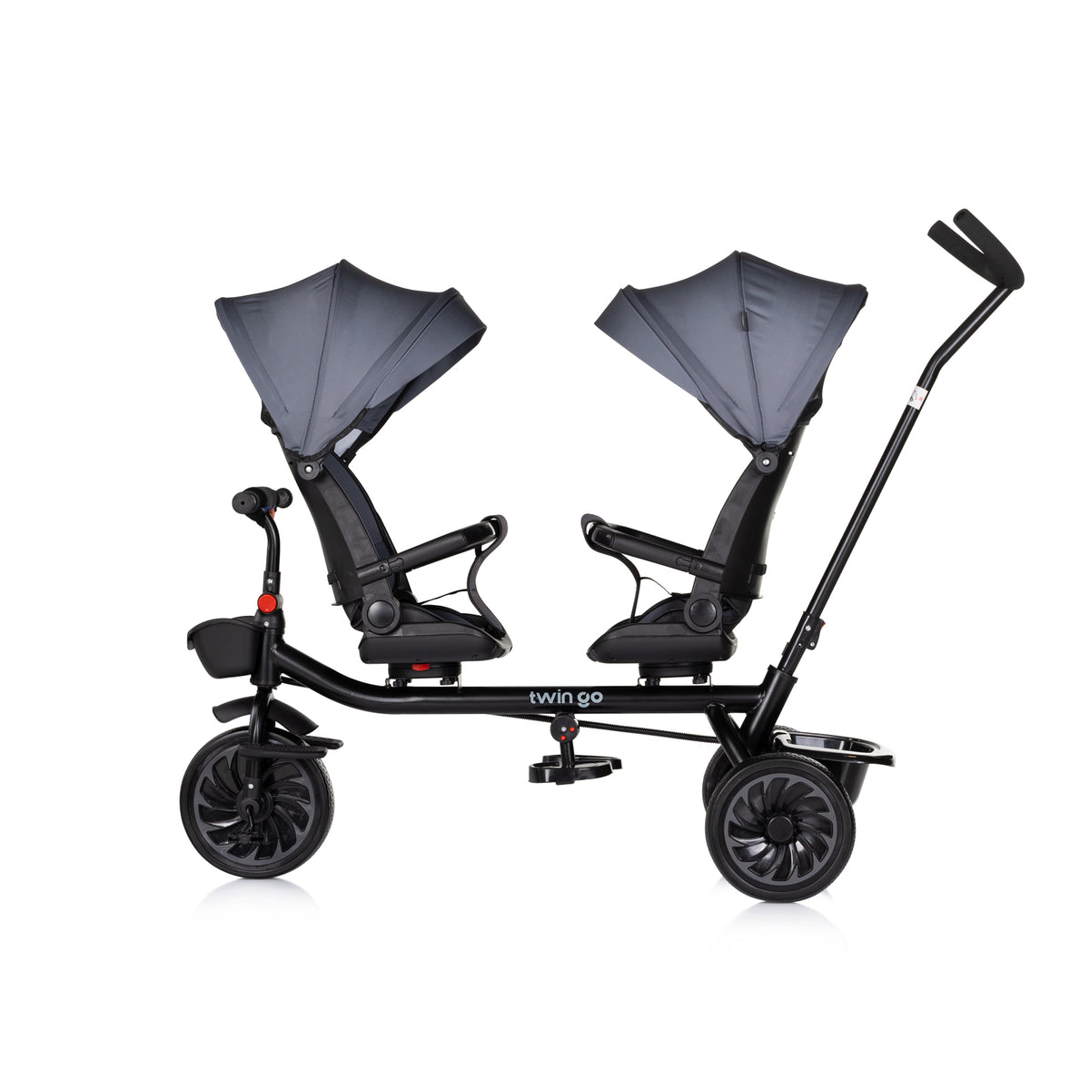 Chipolino Триколка за близнаци Twin Go Графит