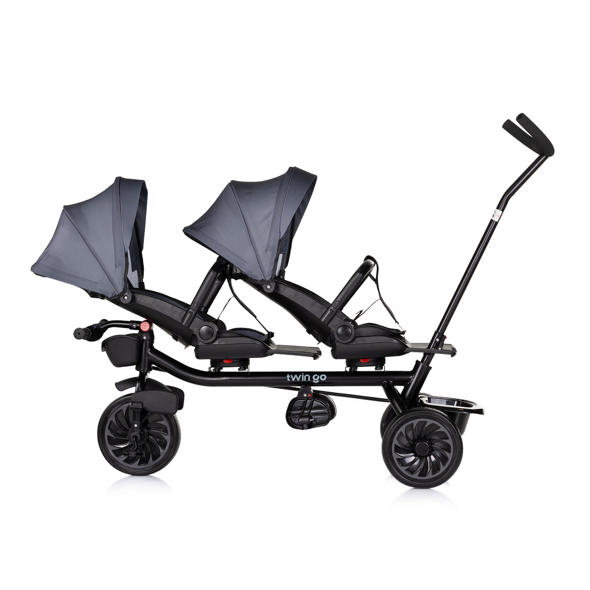 Chipolino Триколка за близнаци Twin Go Графит