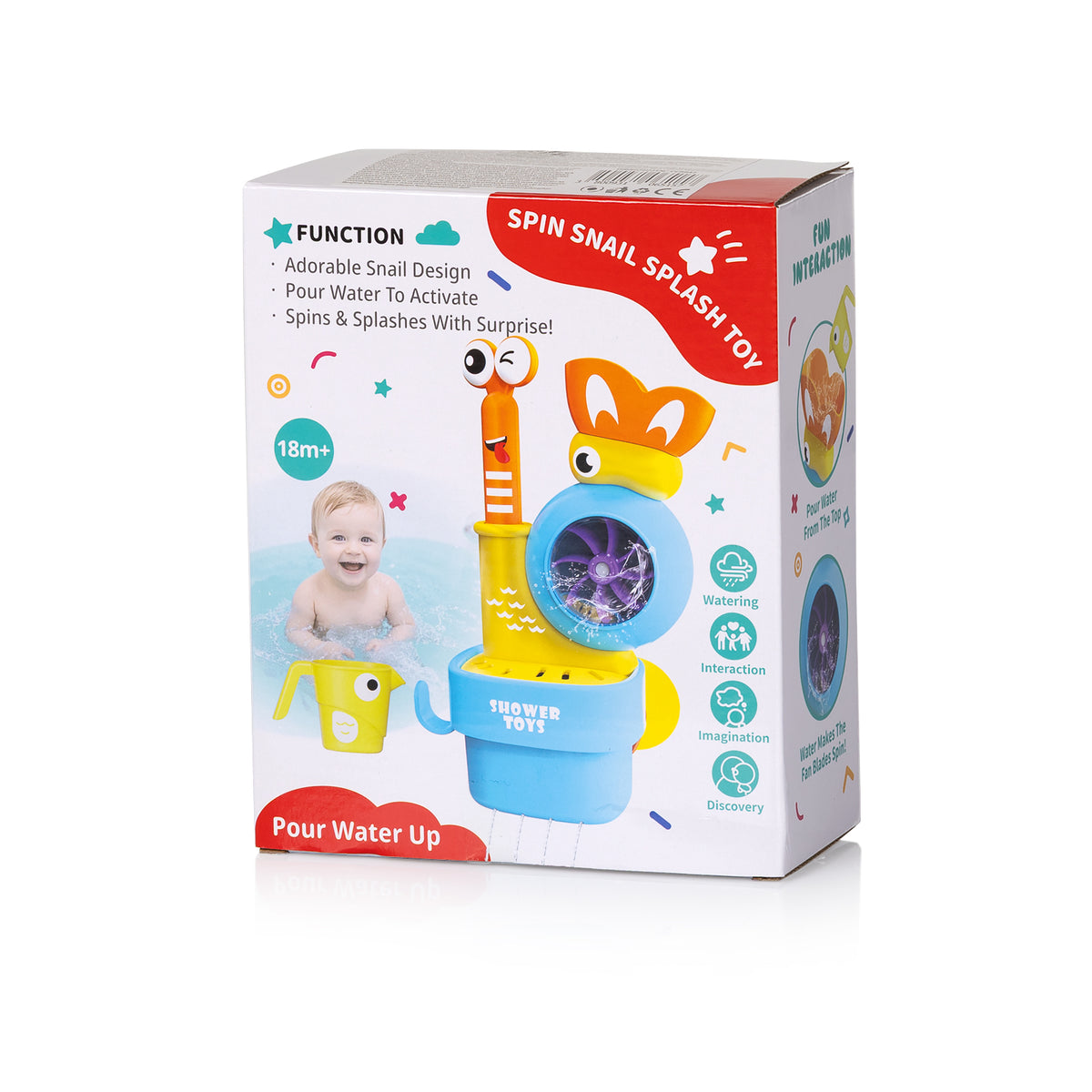 Chipolino Детска играчка за баня Охлювче