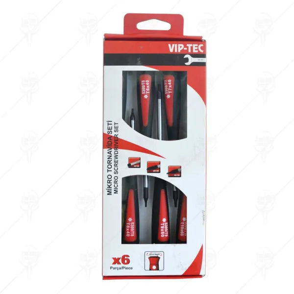 Valvnos Отвертки Микро 6 Броя Комплект TORX Vip-tec