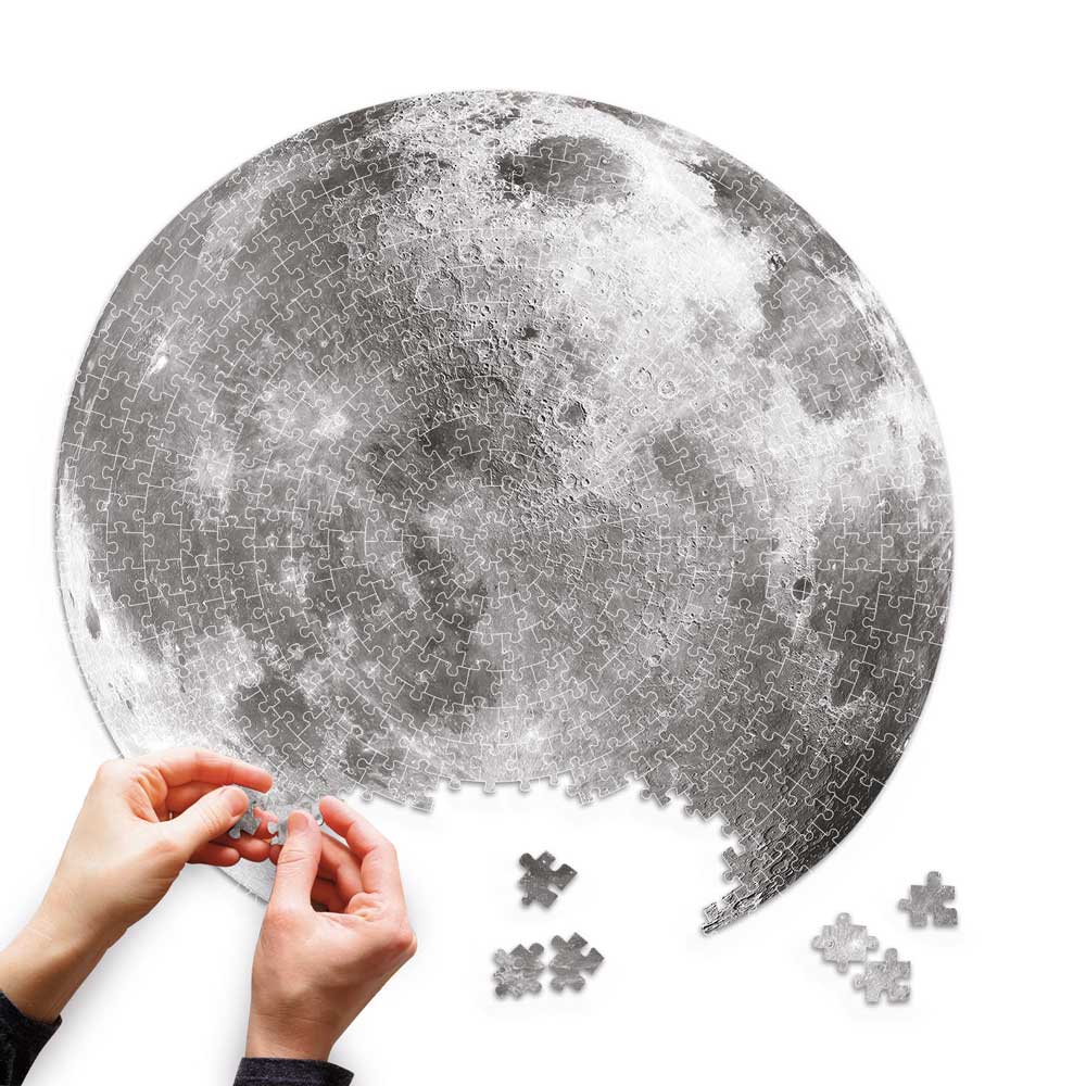 CLEMENTONI 500ч. Пъзел SPACE COLLECTION ROUND Moon