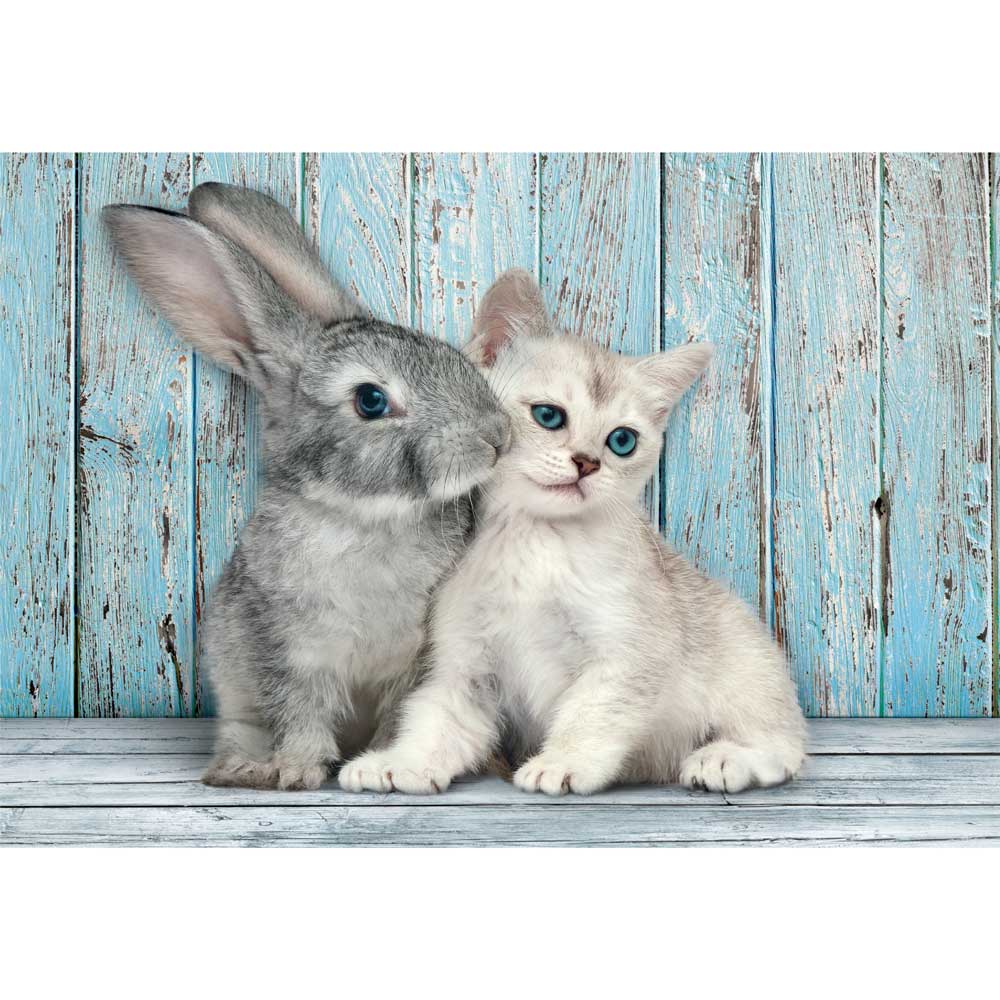 CLEMENTONI 500ч. Пъзел Cat and Bunny