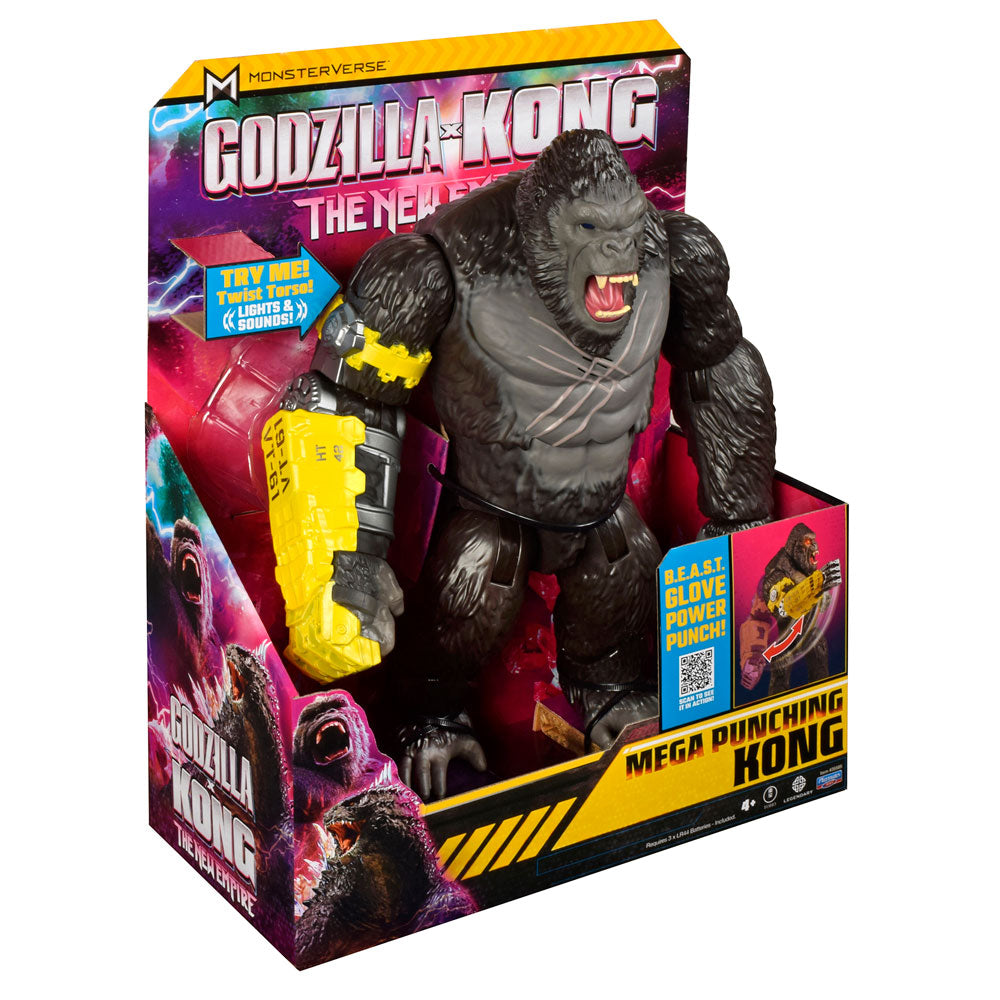 MONSTERVERSE GODZILLA x KONG Кинг Конг с Мега ръкавица и функция юмрук