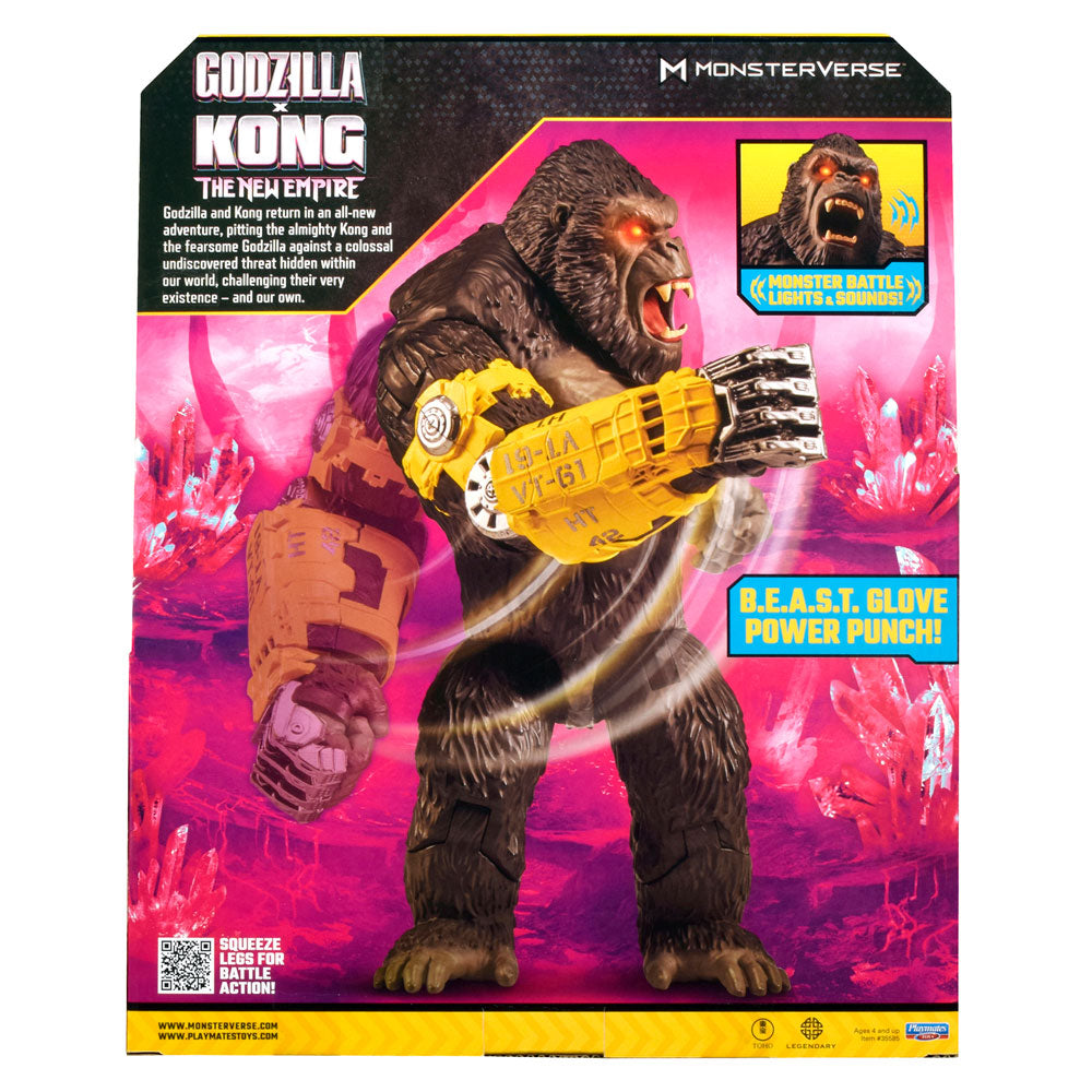 MONSTERVERSE GODZILLA x KONG Кинг Конг с Мега ръкавица и функция юмрук
