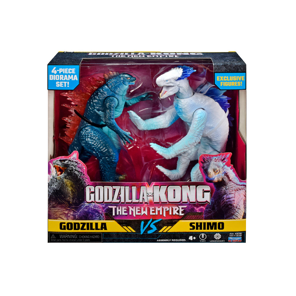 MONSTERVERSE GODZILLA x KONG Битка на титани с мини диорама