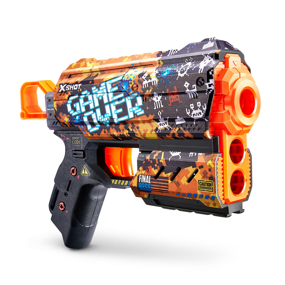 X Shot SKINS Бластер с 8 меки стрели Flux