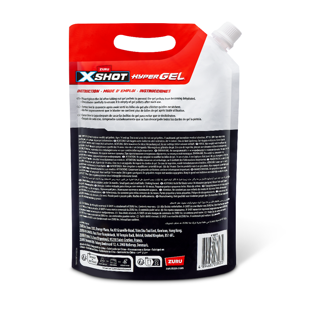 X Shot HYPER GEL ТОПЧЕТА 3000 бр.