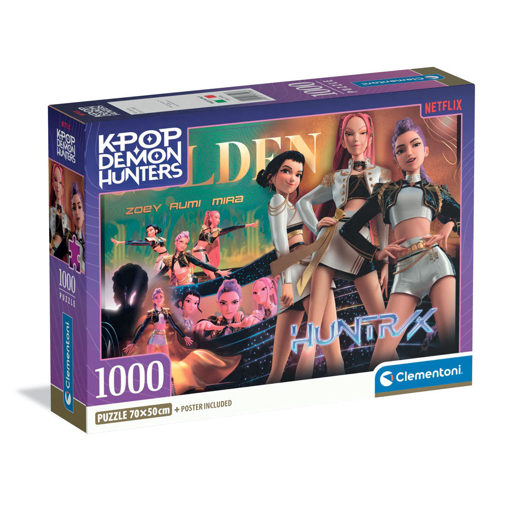 CLEMENTONI 1000ч. Пъзел KPOP Demon Hunters 3 Poster Included