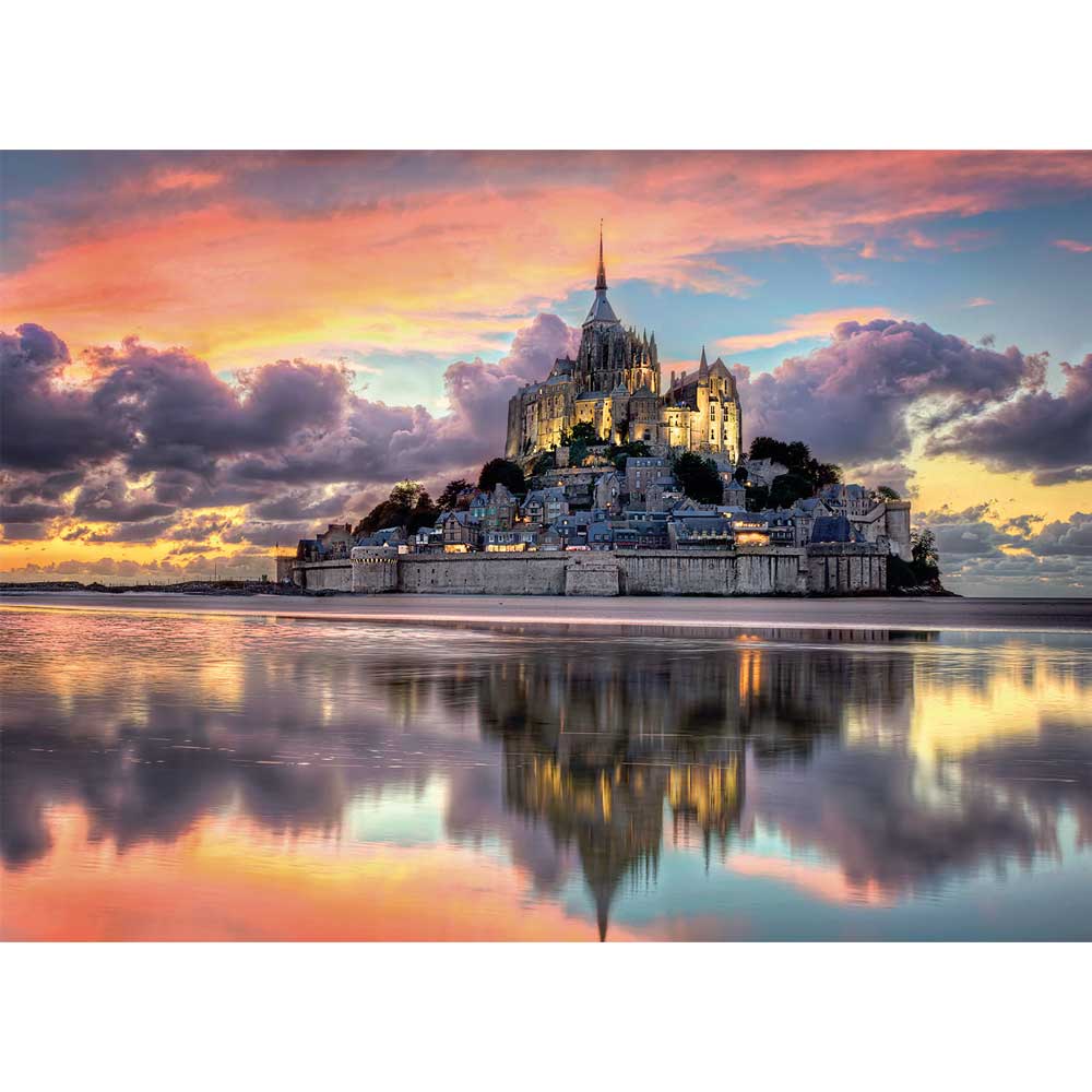 CLEMENTONI 1000ч. Пъзел High Quality Collection Le Magnifique Mont Saint-Michel