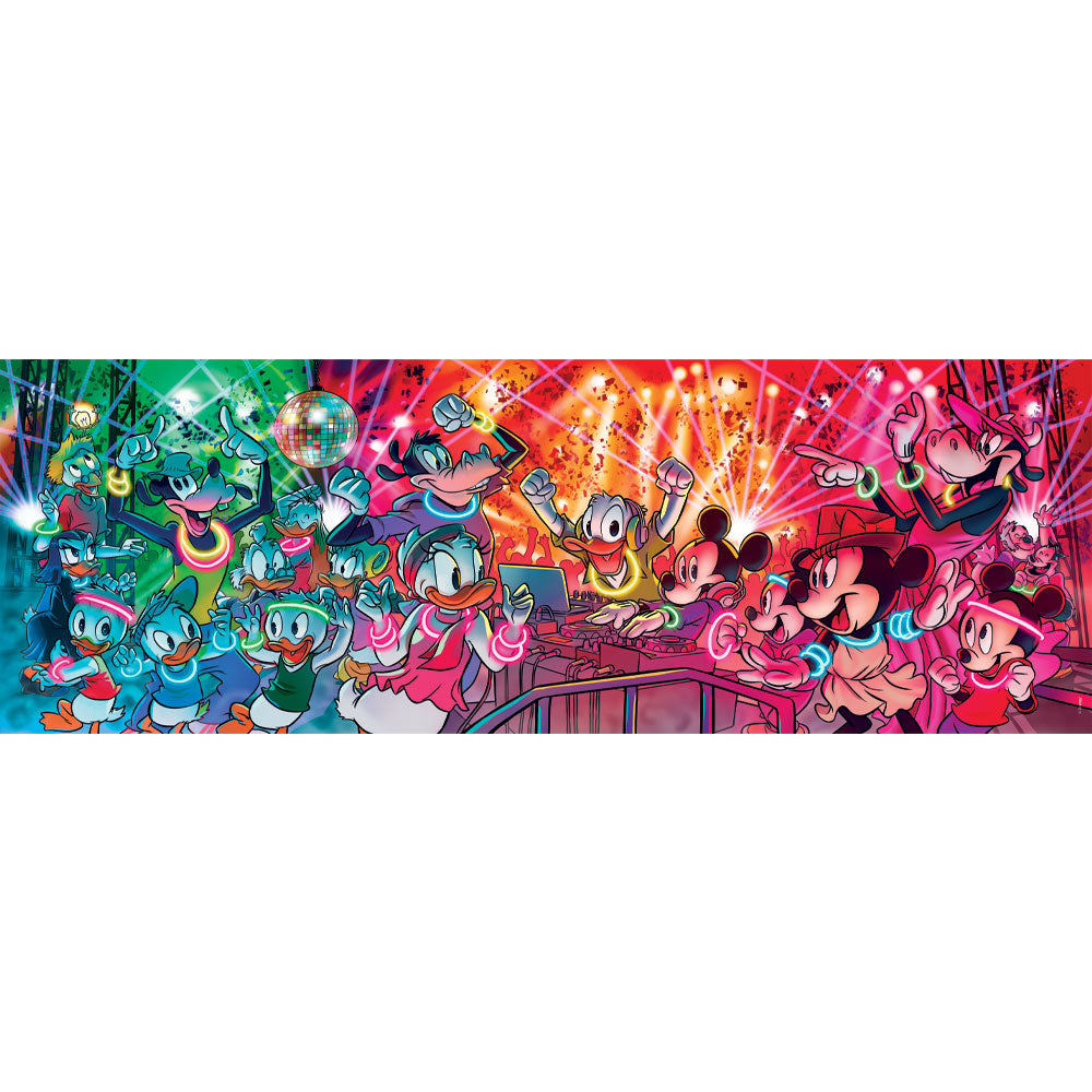 CLEMENTONI 1000ч. Пъзел High Quality Collection Panorama Disney Disco