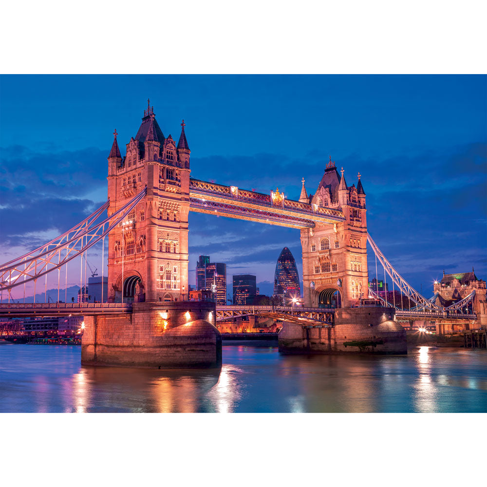 CLEMENTONI 1000ч. Пъзел High Quality Collection Tower Bridge At Night