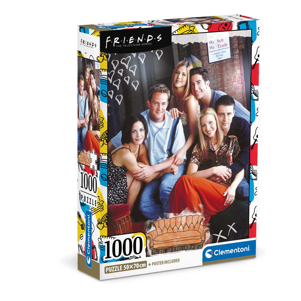 CLEMENTONI 1000ч. Пъзел Friends