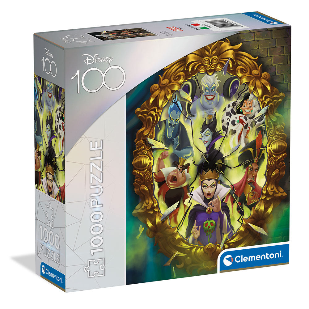CLEMENTONI 1000ч. Пъзел DISNEY 100 VILLAINS ILLUSTRATO