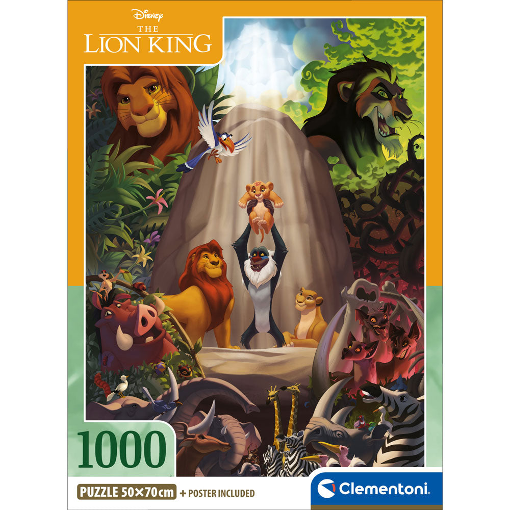 CLEMENTONI 1000ч. Пъзел Disney The Lion King