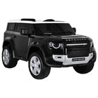 Джип акумулаторен 12V LAND ROVER DEFENDER с родителски контрол, черен