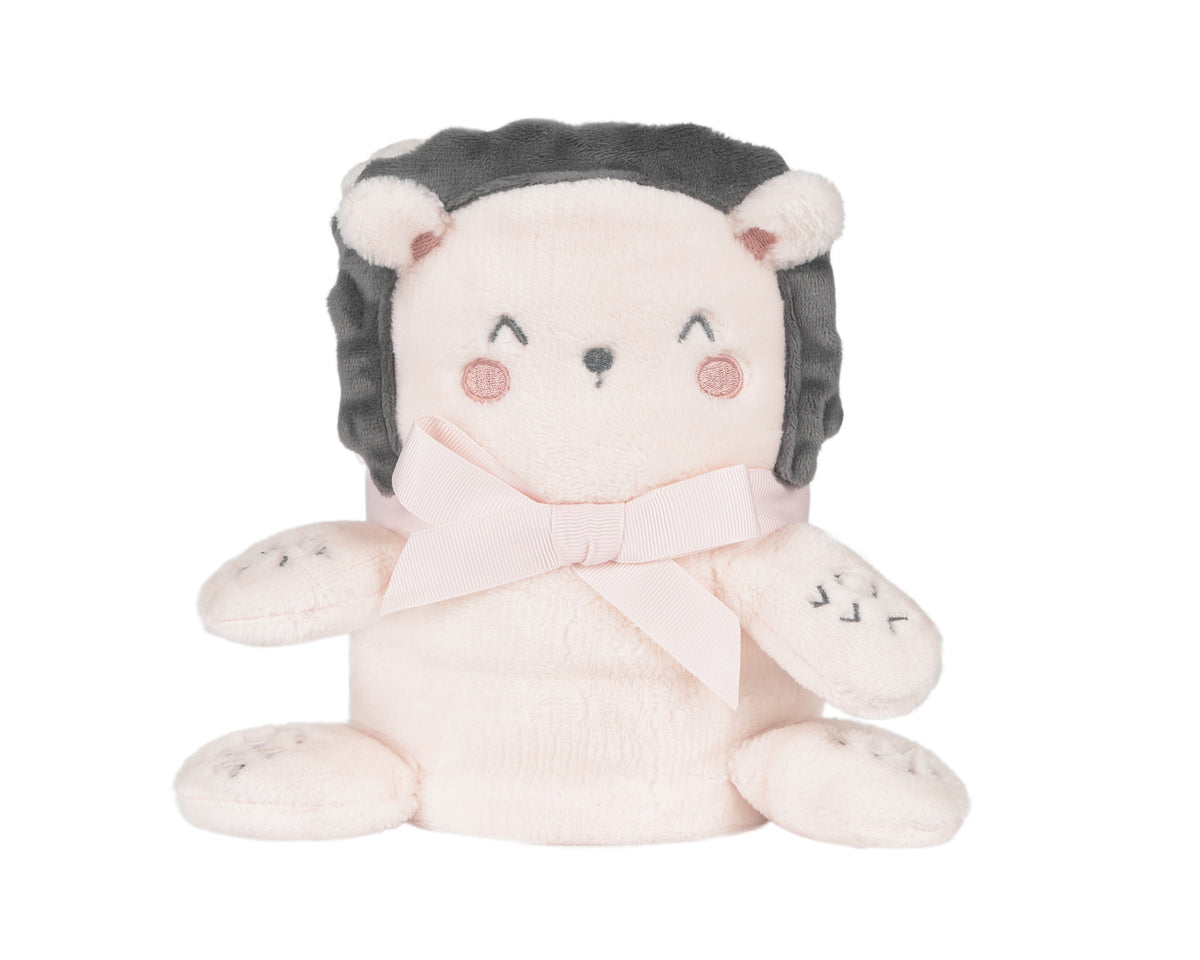 KikkaBoo Бебешко одеяло с 3D бродерия Hedge-hugs