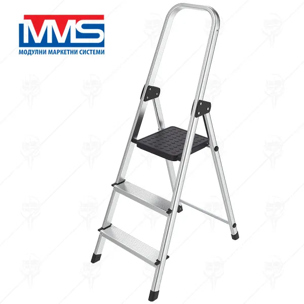 Стълба Алум.дом 2+1 MMS/2.50 м/150 кг EN131