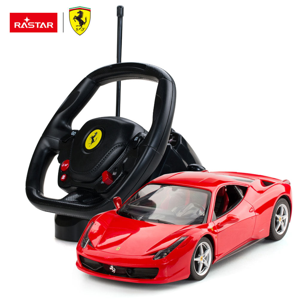 RASTAR Кола с волан контролер FERRARI 458 ITALIA 47300-8 1:14