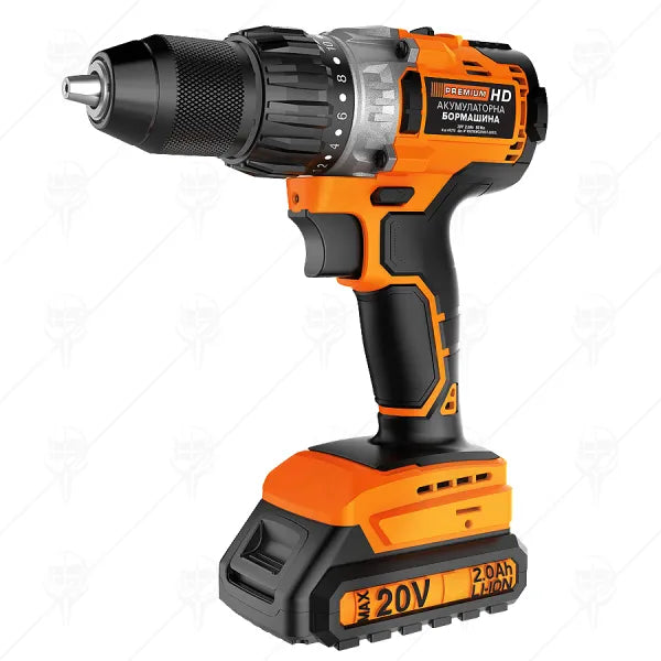 Бормашина Акум. 20V 2Ah 50Nm Premium HD20