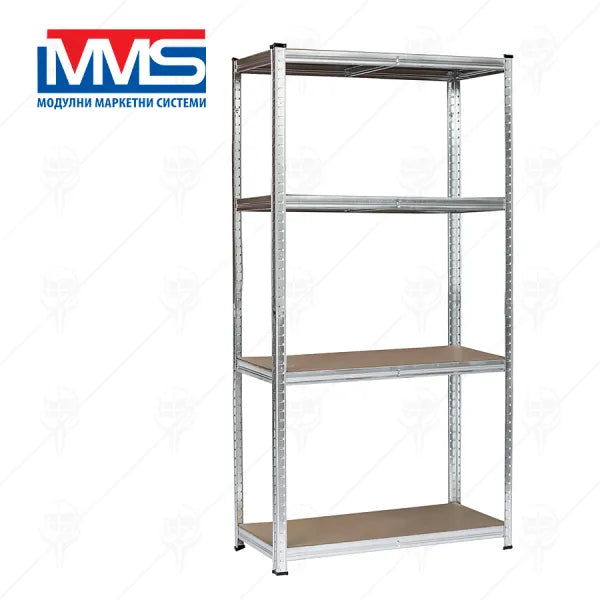 MMS Стелаж Метален 4х175 кг EKO MDF 180х90X40 см