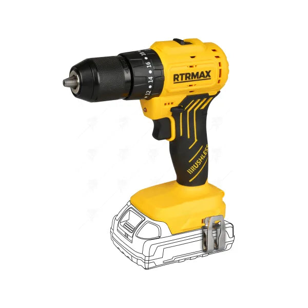 Акумулаторна Бормашина 20V 54NM Rtrmax RTS5012