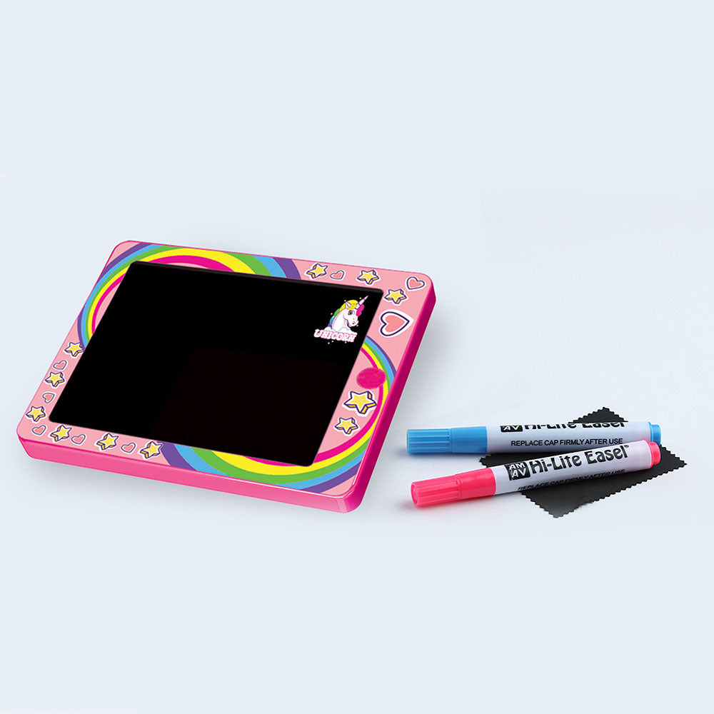 AM-AV Светеща дъска за рисуване Glow Pad Unicorn