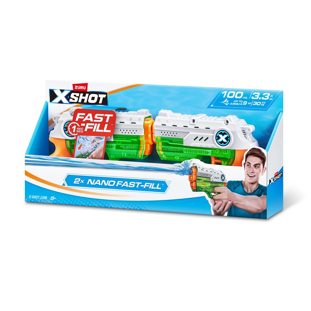 X Shot Водни Бластери 2 бр. Nano Fast fill