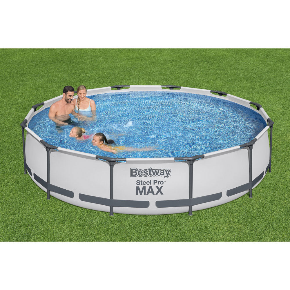 BESTWAY Фамилен басейн с метална рамка STEEL PRO MAX 366x76см
