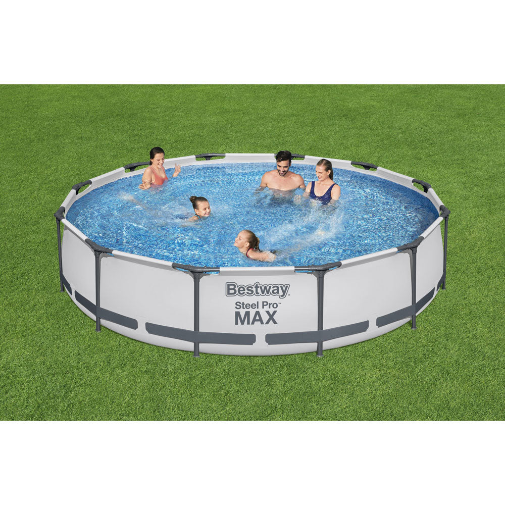 BESTWAY Фамилен басейн с метална рамка STEEL PRO MAX 366x76см