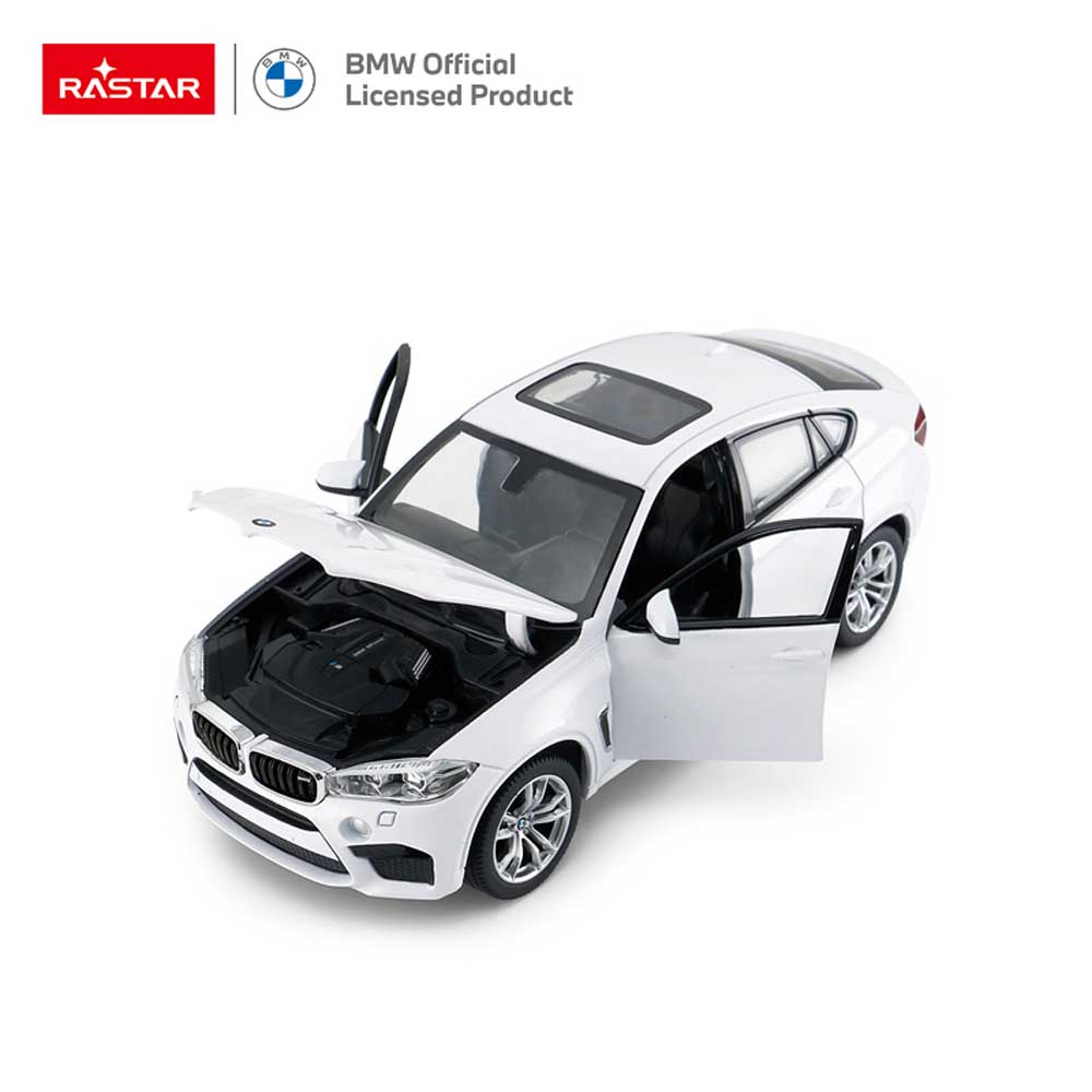 RASTAR Die cast Джип BMW X6M с отварящи се врати 1:24