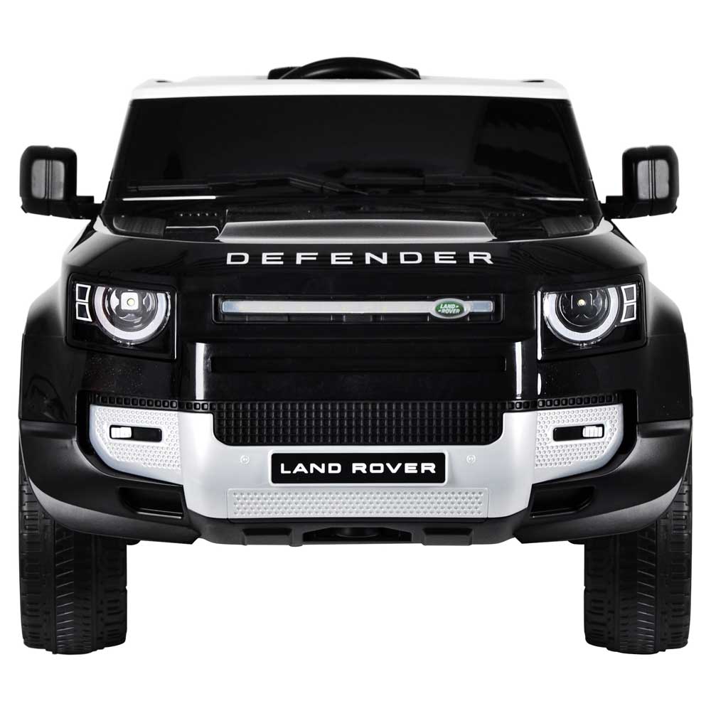 Джип акумулаторен 12V LAND ROVER DEFENDER с родителски контрол, черен