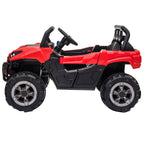 OCIE Джип акумулаторен 12V UTV с родителски контрол Червен