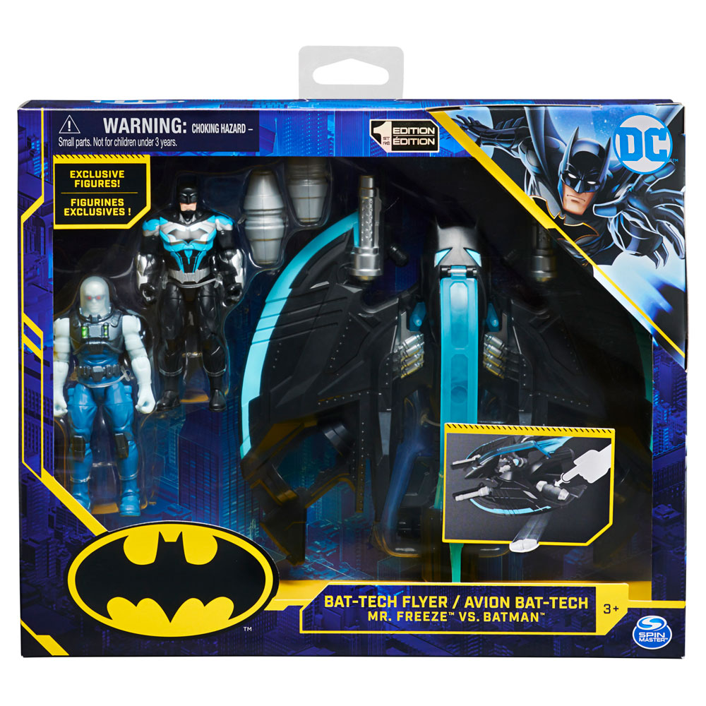 DC BATMAN BAT-TECH Flyer с две ексклузивни фигури