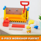 Paw Patrol Rubble and Crew Работилницата на Ръбъл с кинетичен пясък
