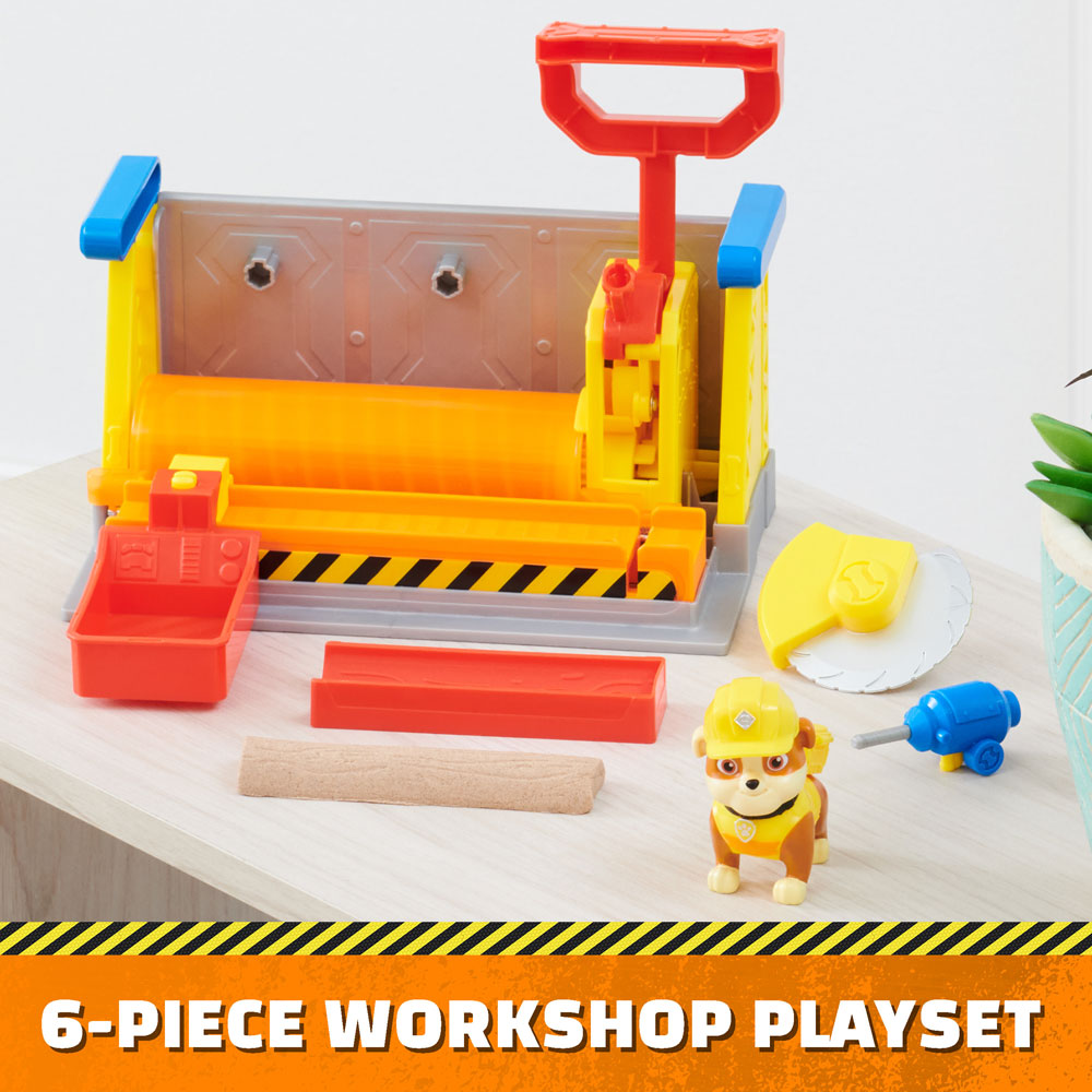 Paw Patrol Rubble and Crew Работилницата на Ръбъл с кинетичен пясък