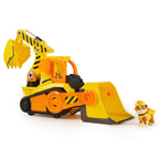 Paw Patrol Rubble and Crew Строителна машина със звукови и светлинни ефекти и кученце Ръбъл