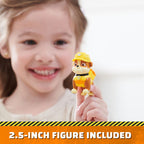 Paw Patrol Rubble and Crew Строителна машина със звукови и светлинни ефекти и кученце Ръбъл