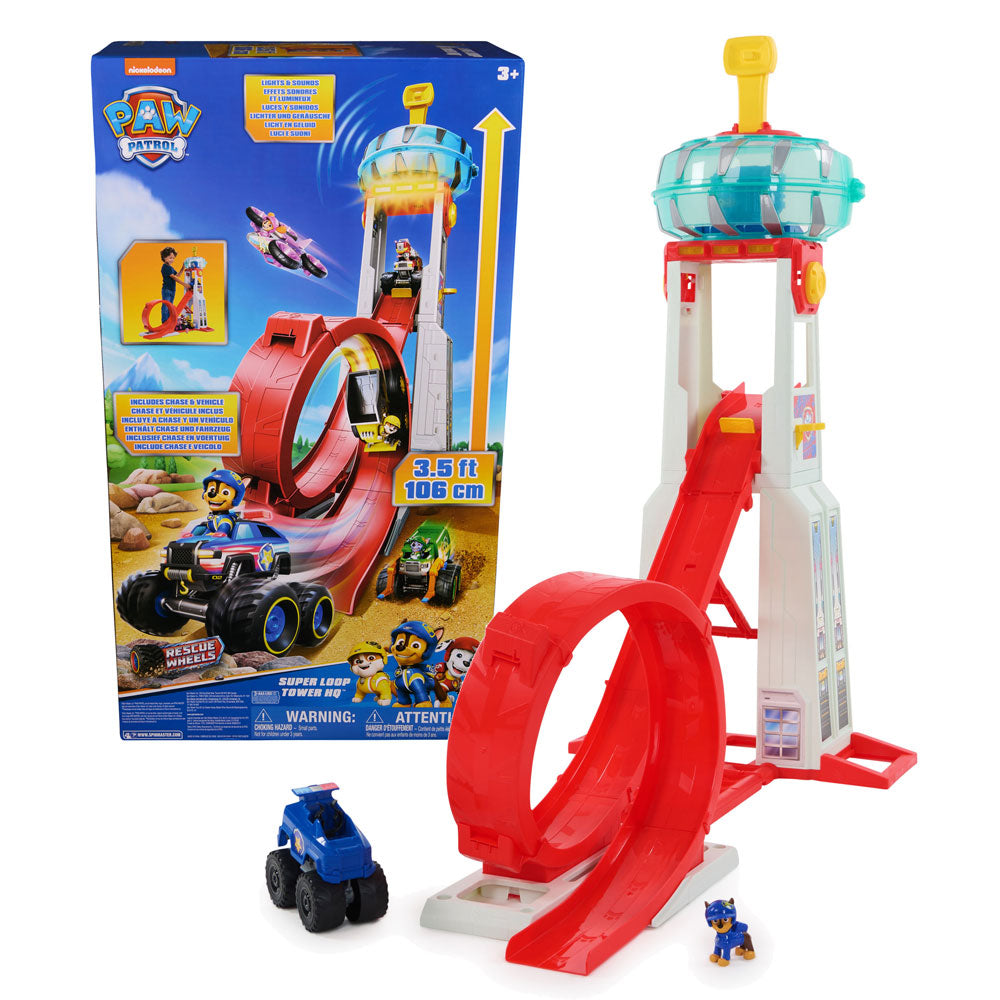 PAW PATROL Rescue Wheels Кула с рампа SUPER LOOP TOWER