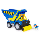 Paw Patrol Rubble and Crew Строителна машина със звукови и светлинни ефекти и кученце Уийлър