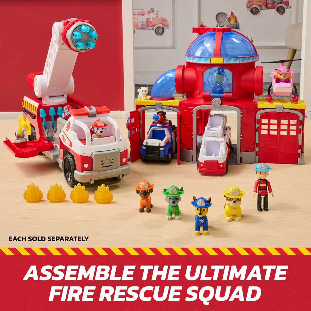 Paw Patrol Fire Rescue Спасителна Кола с Кученце