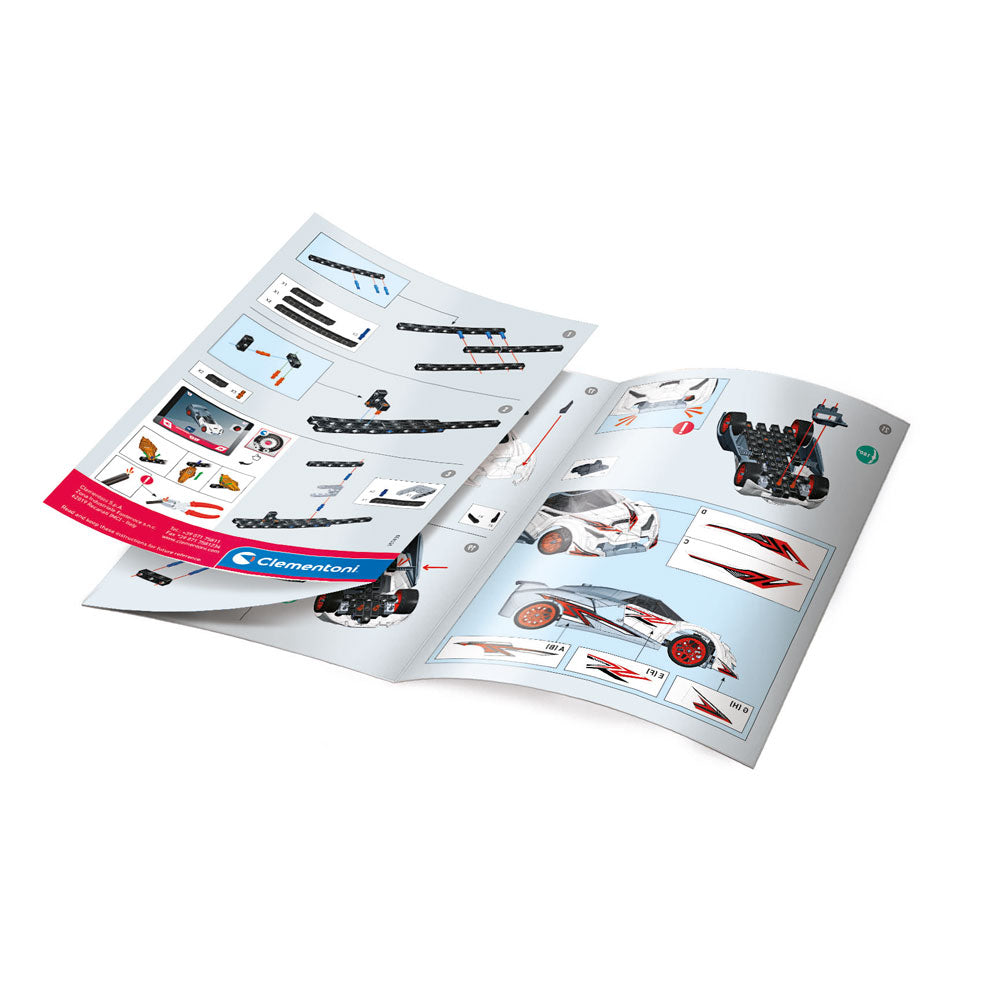 CLEMENTONI Science Museum Mechanics Конструктор Кола Hypercar
