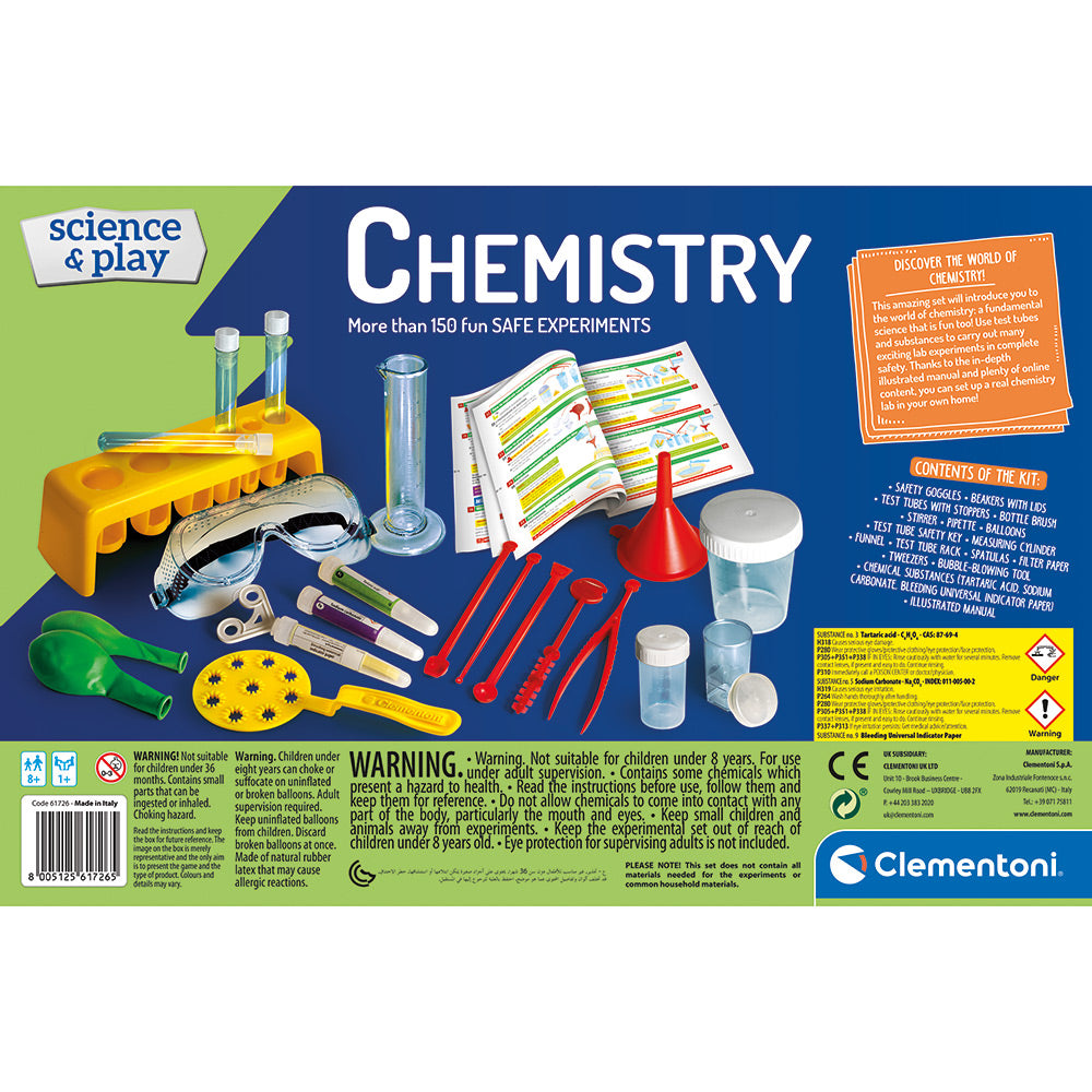 CLEMENTONI SCIENCE PLAY Химична лаборатория 150 експеримента