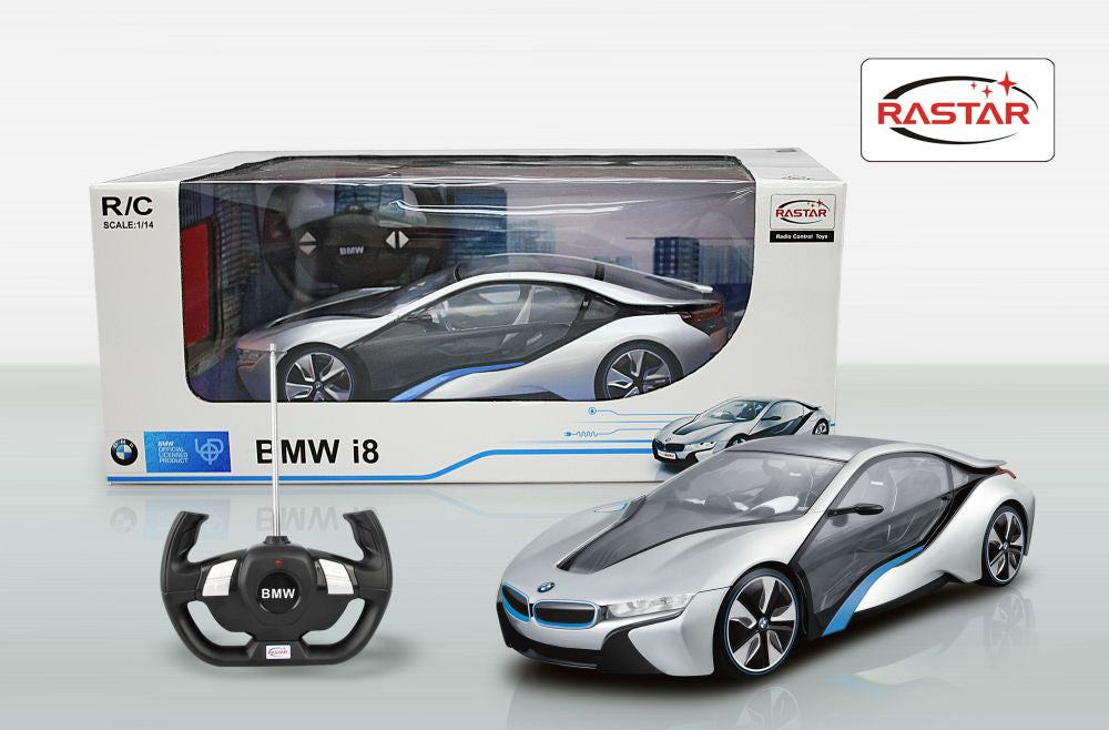 RASTAR Кола BMW I8 R/C 1:14 49600-11