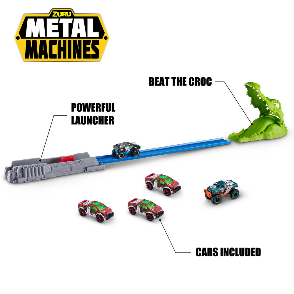 METAL MACHINES Писта Крокодил с количка Croc Attack