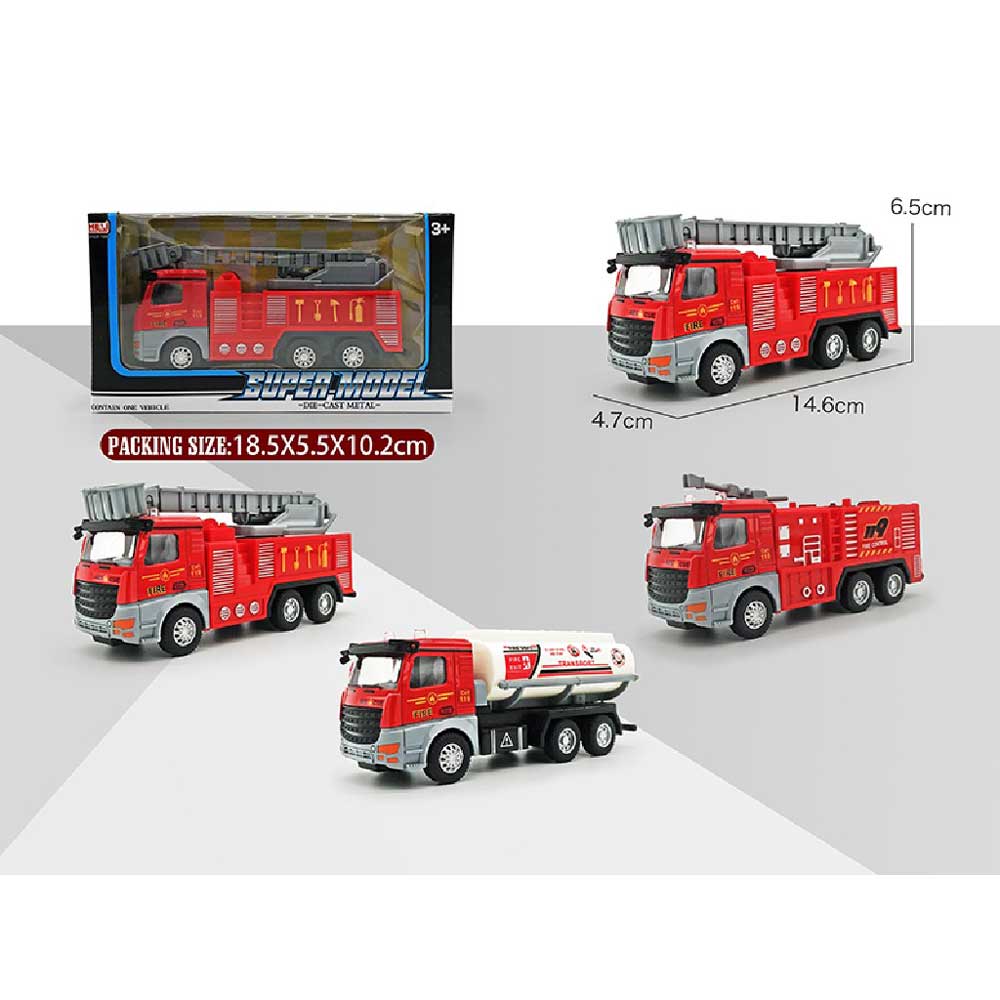 N-TOYS Die Cast Super Model Пожарна Машина 3 вида