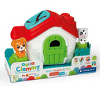CLEMENTONI SOFT Clemmy Къща конструктор Sensory Farm 8ч. с фигури