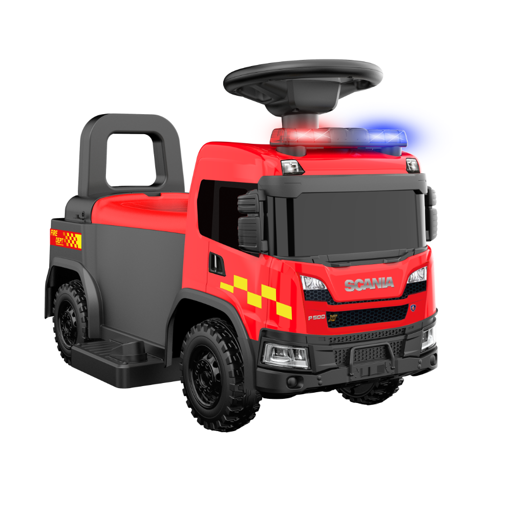 OCIE Кола Ride-On Акумулаторна 6V SCANIA P 500 Червена
